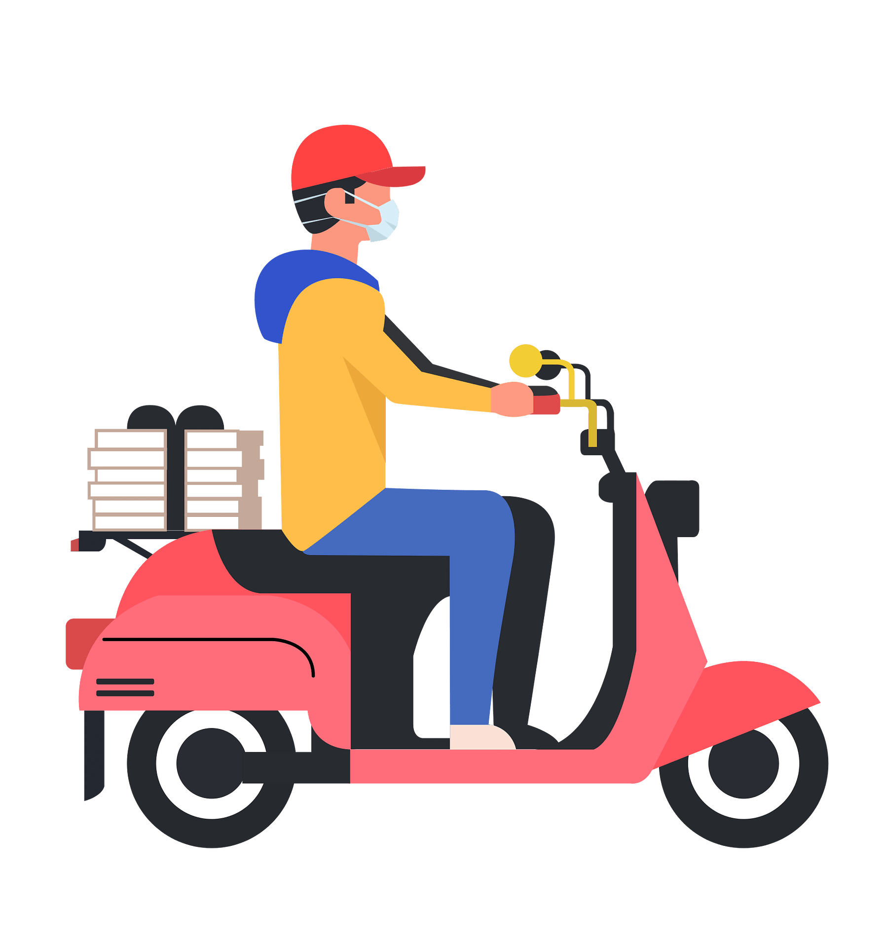 iPhone app delivery screen