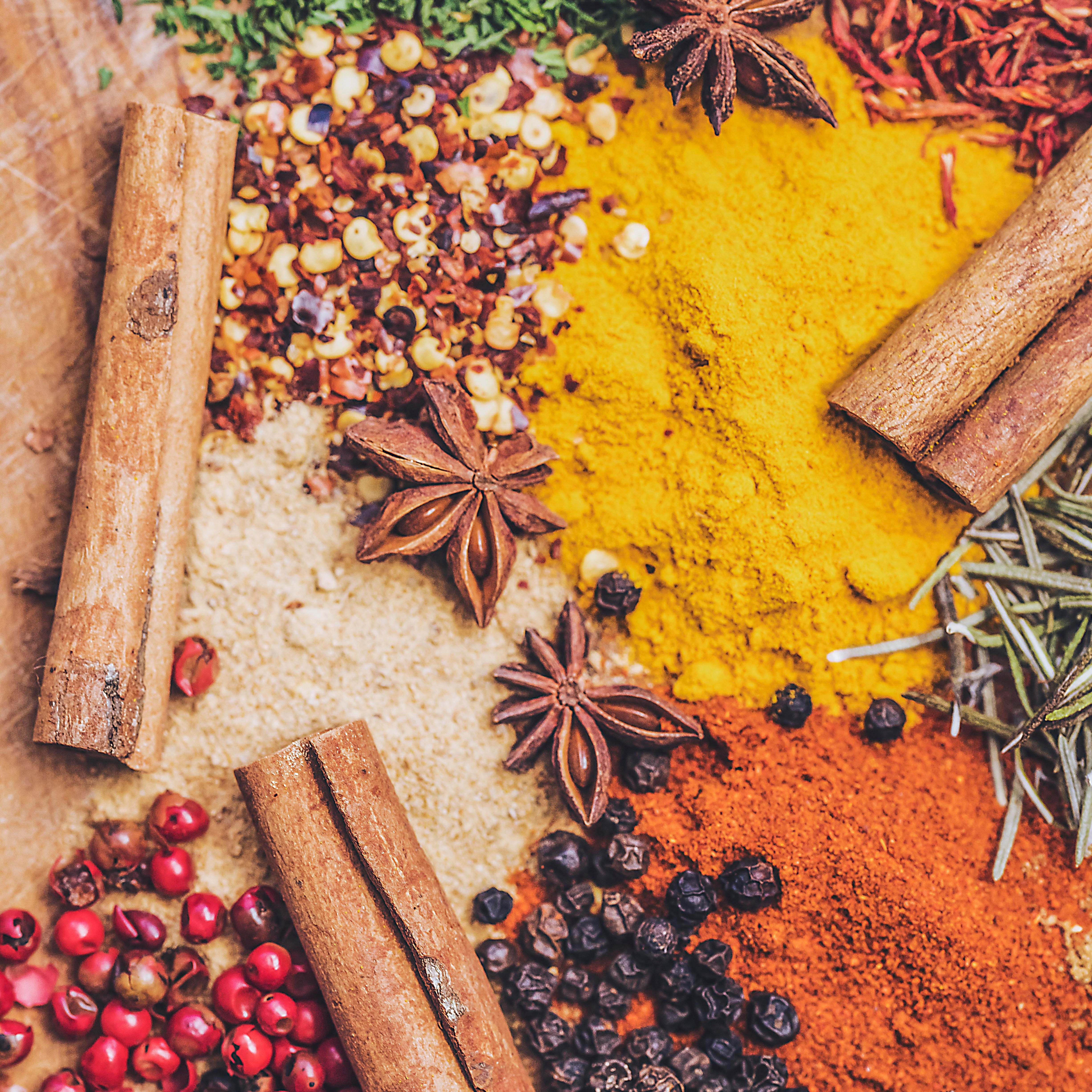 Photo of beautifully arranged food